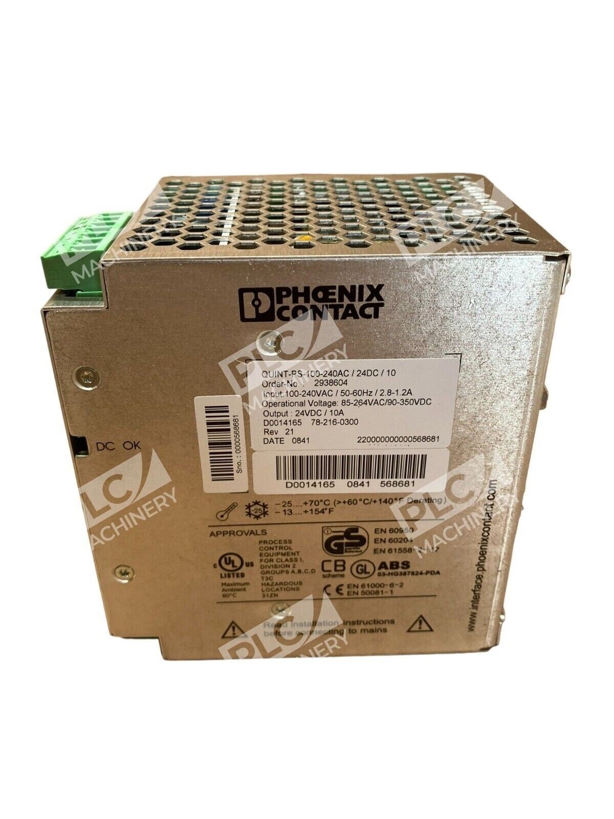 Phoenix Contact QUINT-PS-100-240AC/24DC/10 Quint Power Supply - Image 5