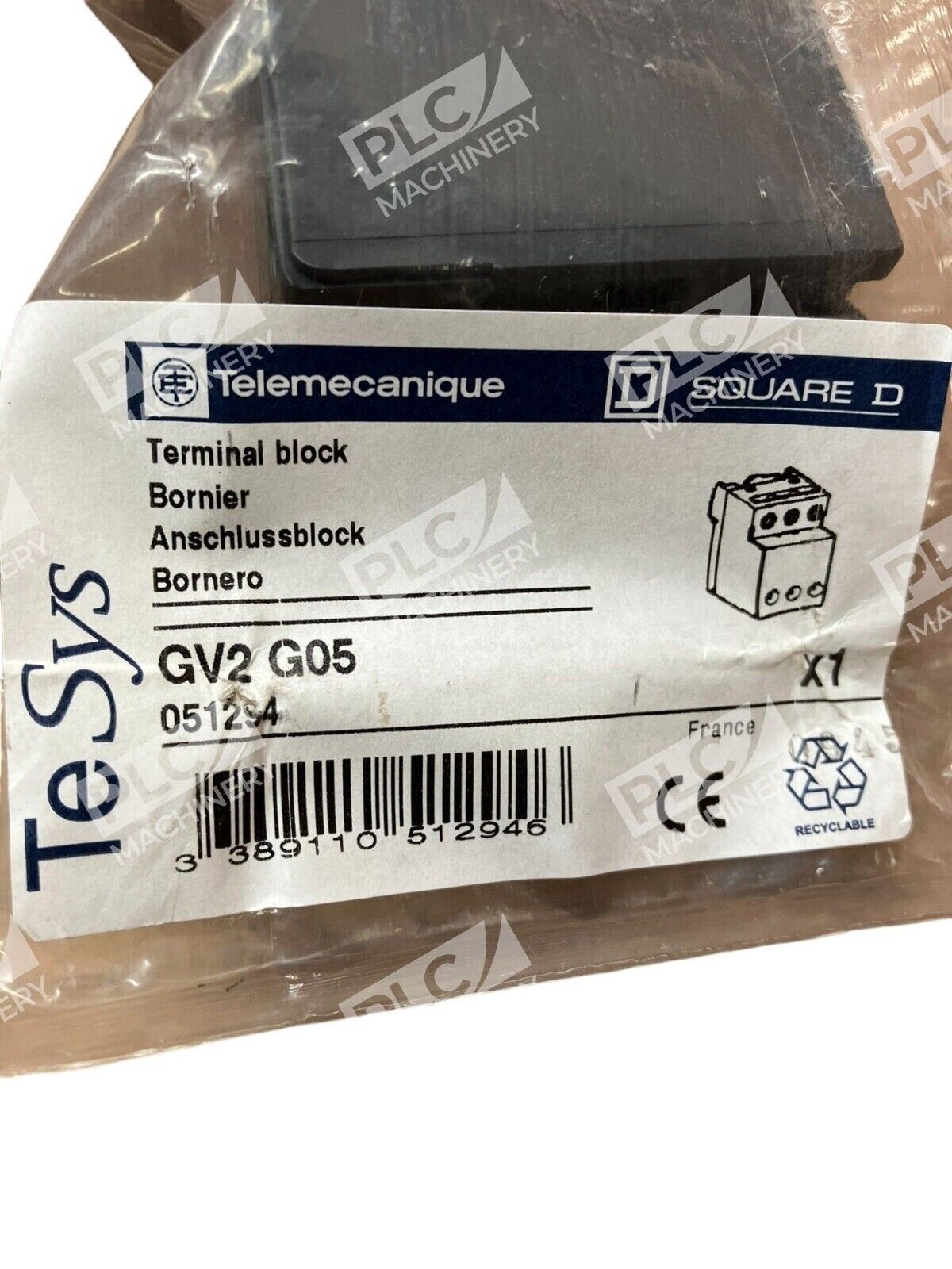 Square D GV2G05 Terminal Block - Image 3