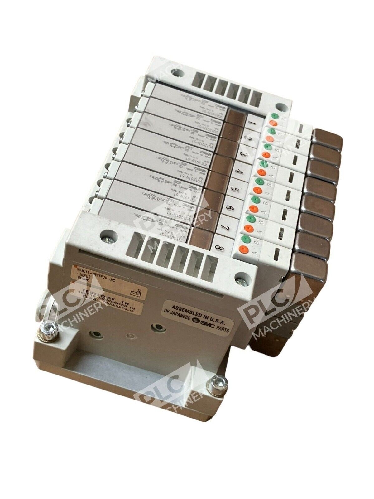 SMC VV5Q11-08C6FU0-NS-X50US - SMC VV5Q11-08C6FU0-NS-X50US Manifold W/ 4x VQ1301N-51
