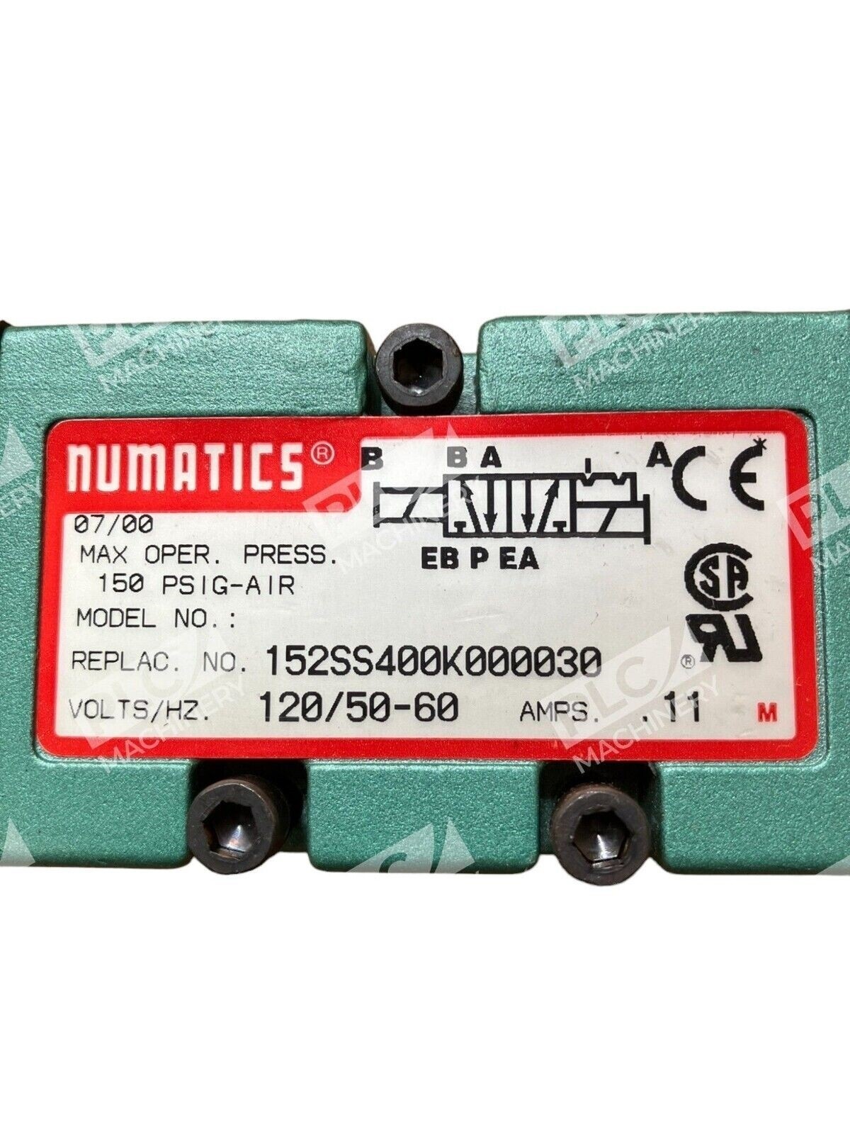 Numatics 152SS400K000030 Solenoid Valve 228-690B - Image 3
