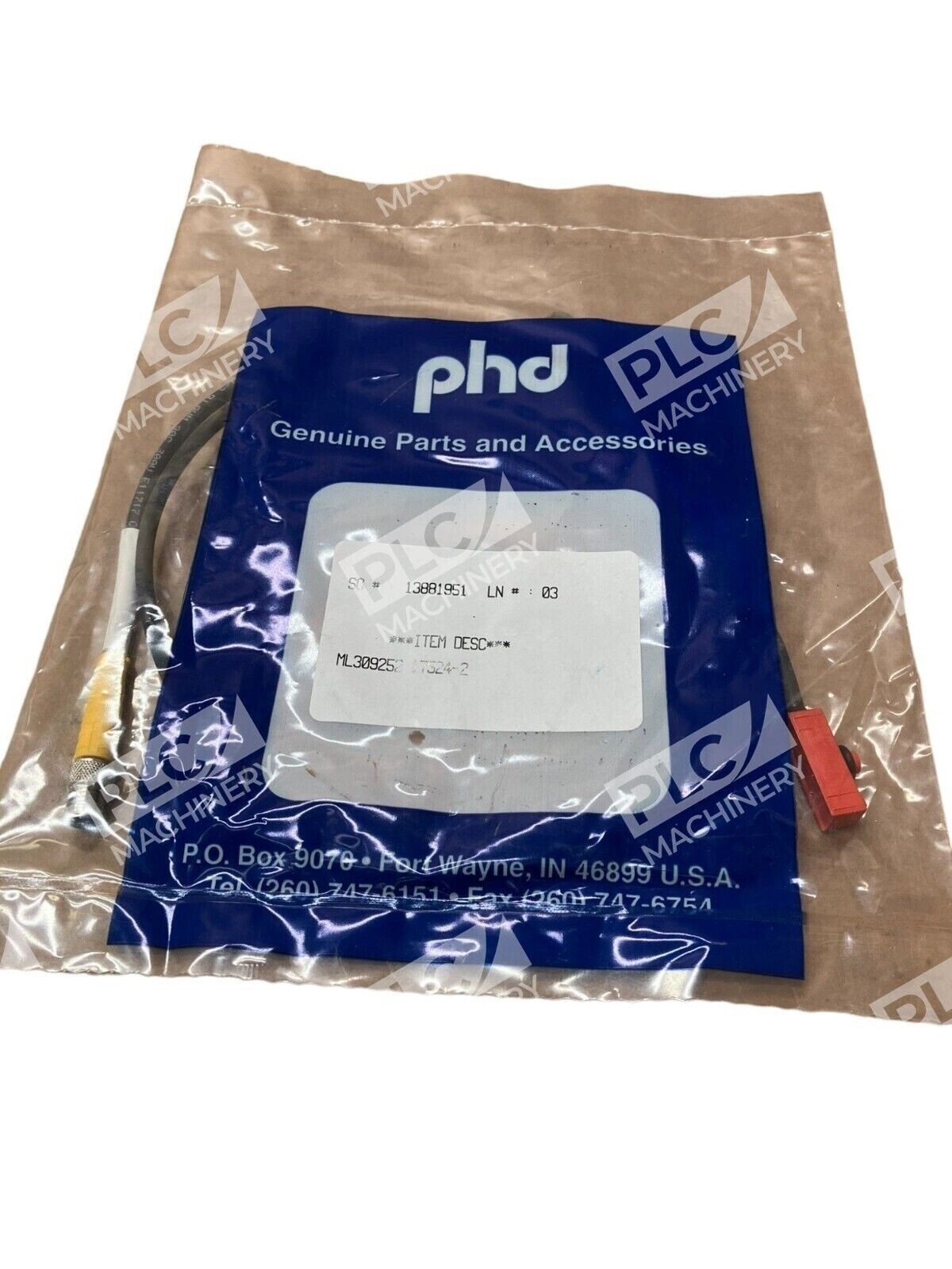 PHD ML309252 - PHD ML309252 Proximity Sensor