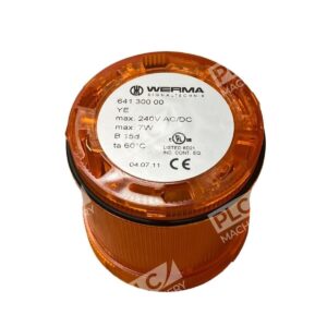 Werma 641 300 00 - Werma 641 300 00 Yellow Orange Light Cover New No Box