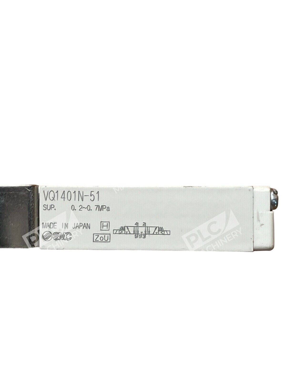 SMC VQ1401N-51 Plug In Type Valve - Image 3