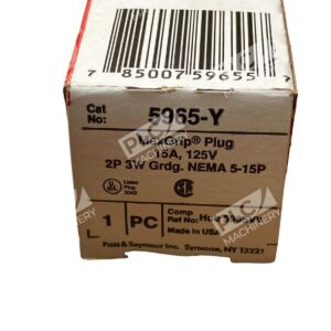 Pass & Seymour 5965-Y - Pass & Seymour 5965-Y MaxGrip Plug Legrand