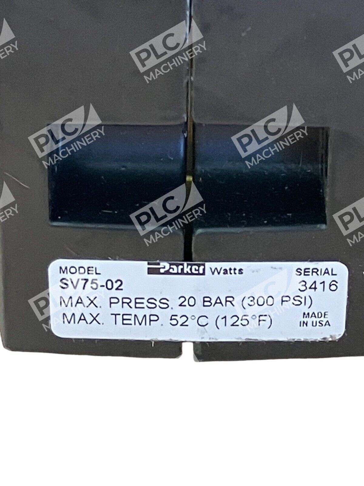 Parker Watts SV75-02 Pneumatic Lockout Valve - Image 5