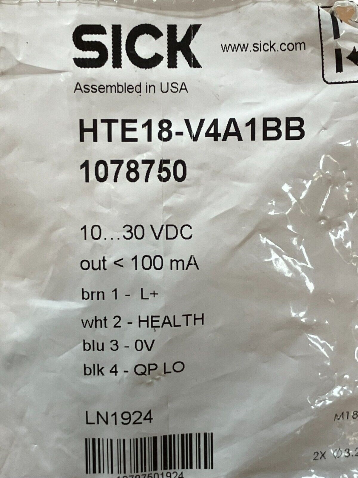 Sick HTE18-V4A1BB Photoelectric Sensor 1078750 - Image 3