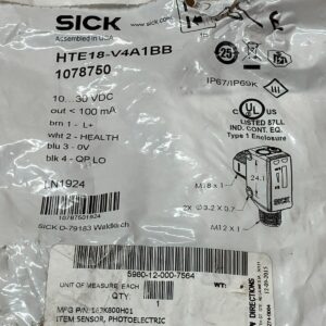 Sick HTE18-V4A1BB - Sick HTE18-V4A1BB Photoelectric Sensor 1078750