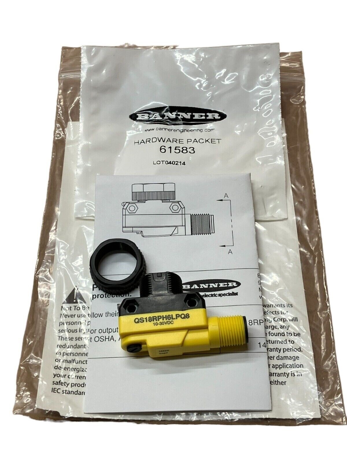 Banner QS18RPH6LPQ8 81541 Photoelectric Sensor - Image 4