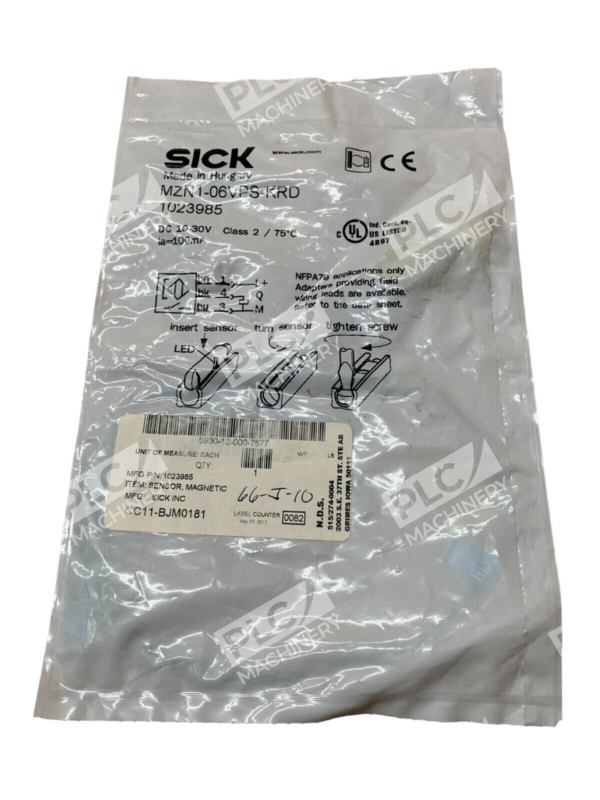 Sick MZN1-06VPS-KRD Magnetic Sensor 1023985 - Image 2
