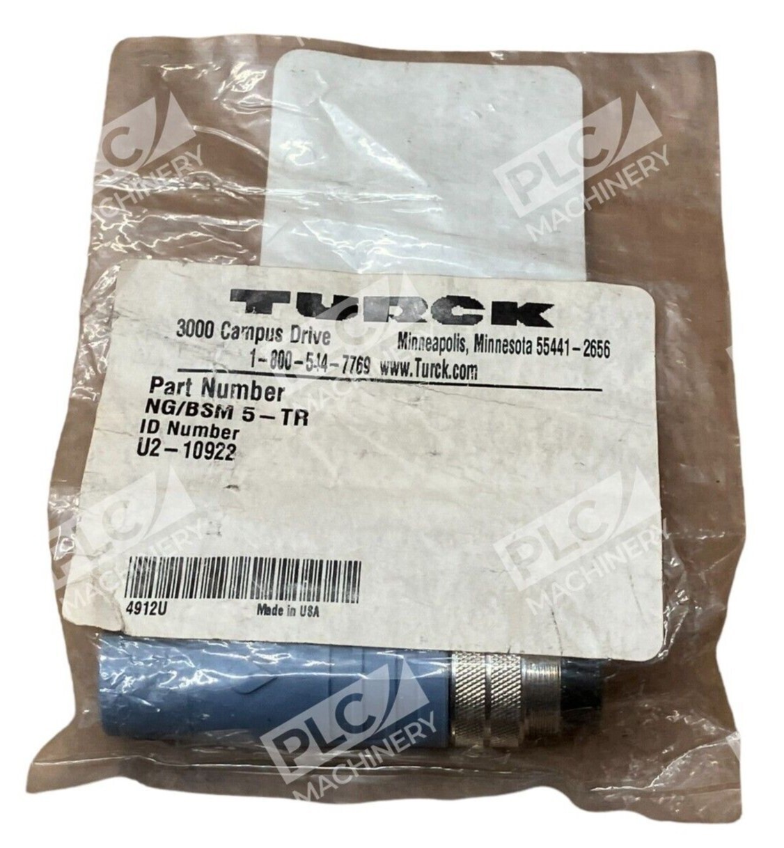 Turck NG/BSM 5-TR - Turck NG/BSM 5-TR Terminating Resistor Connector
