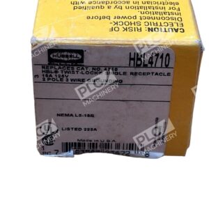 Hubbell HBL4710 - Hubbell HBL4710 Twist-Lock Single Receptacle