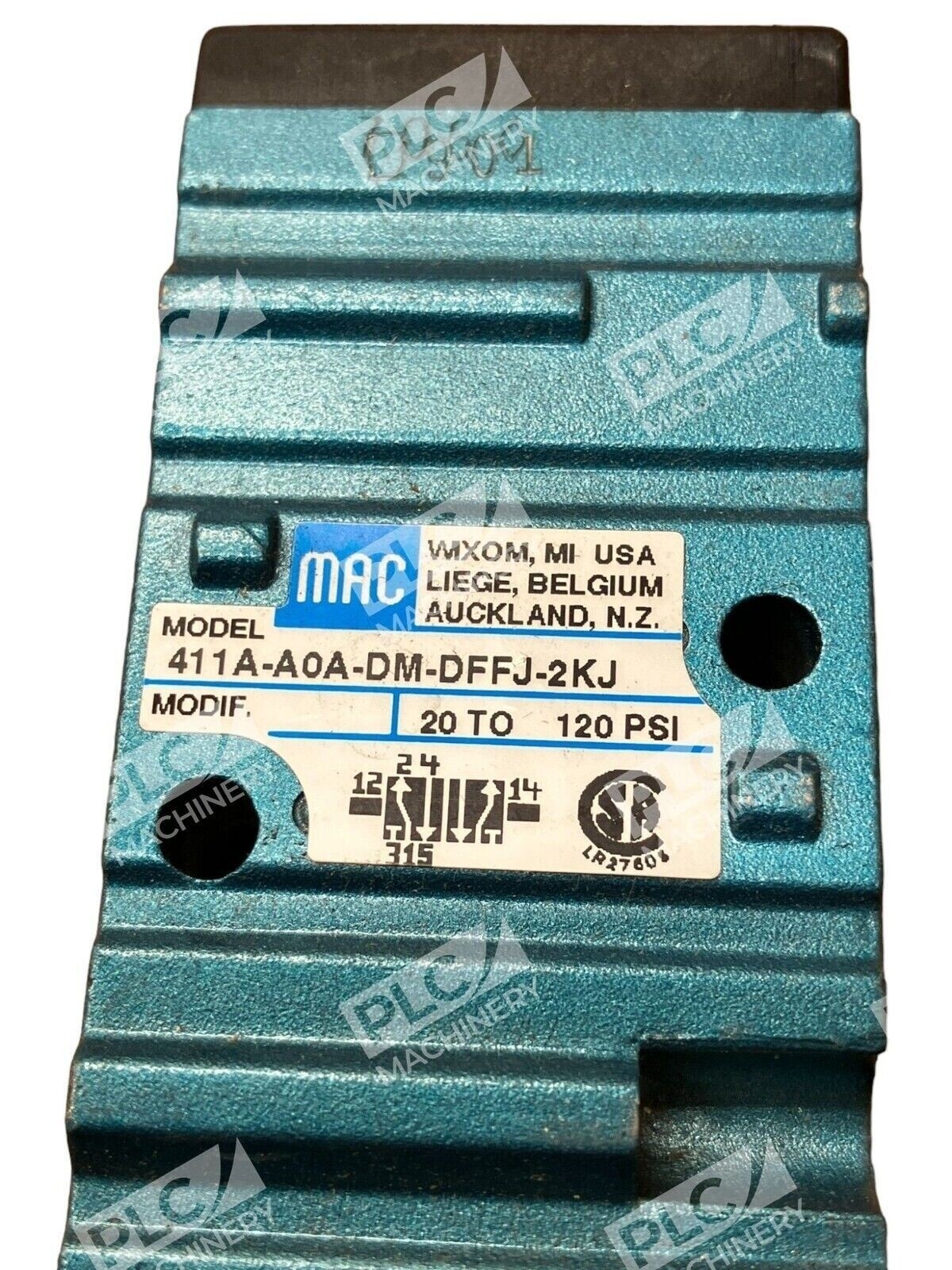 MAC 411A-A0A-DM-DFFJ-2KJ Solenoid Valve W/ DMB-DFFJ-2KJ - Image 4