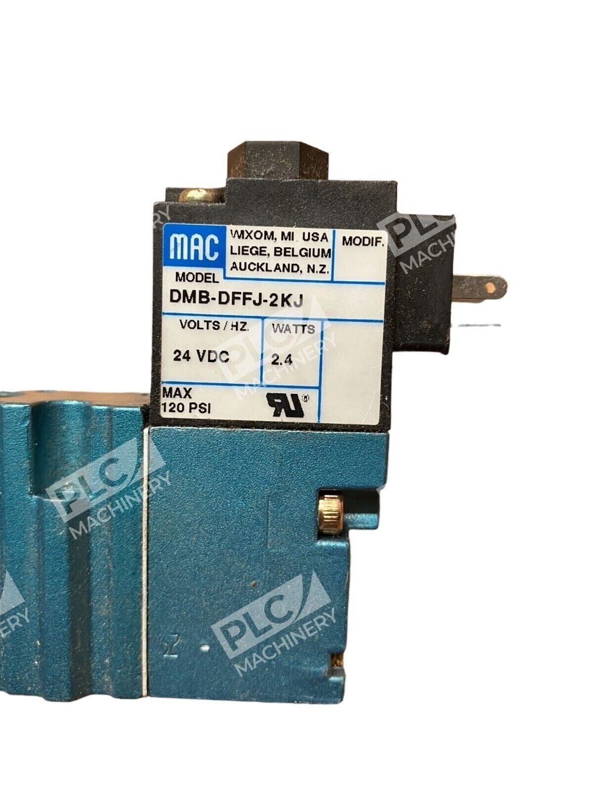 MAC 411A-A0A-DM-DFFJ-2KJ Solenoid Valve W/ DMB-DFFJ-2KJ - Image 3