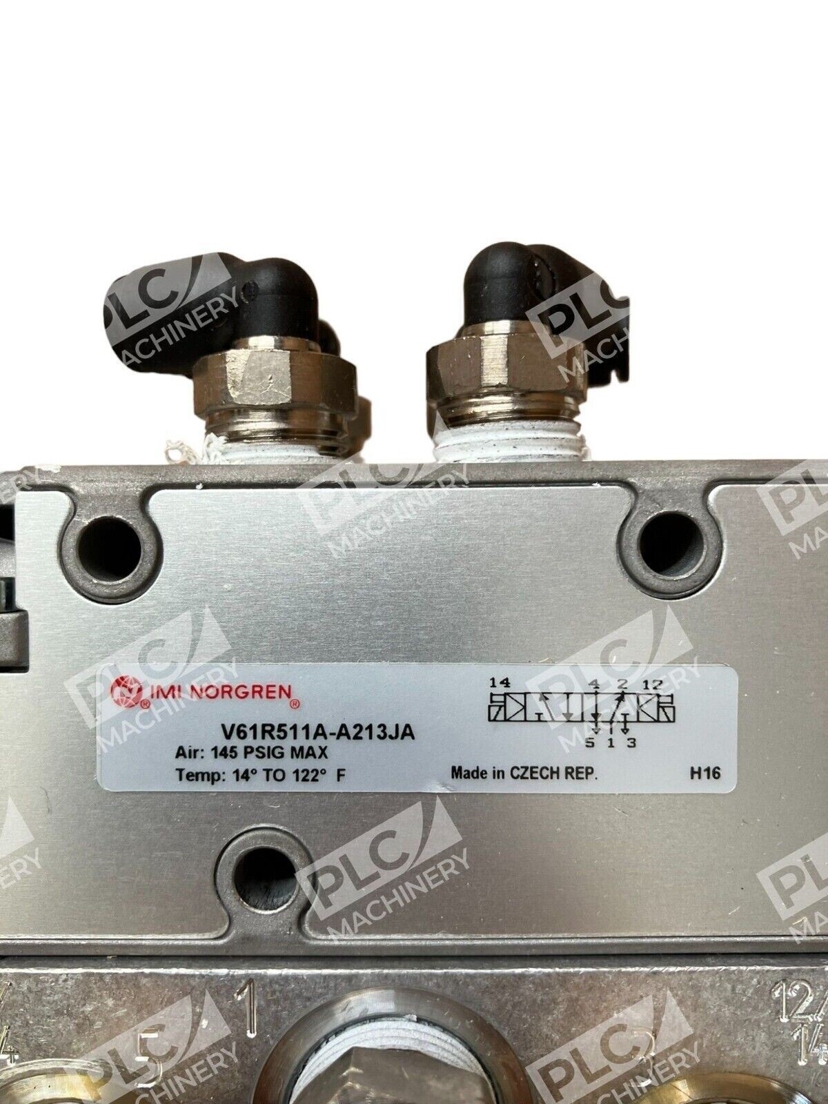 IMI Norgren V61R511A-A213JA Pneumatic Direct Solenoid Valve 2x w/ 4x 13J - Image 3