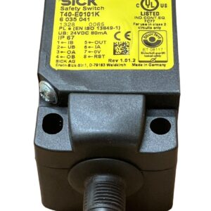 Sick T40-E0101K - Sick T40-E0101K Safety Switch 6035041