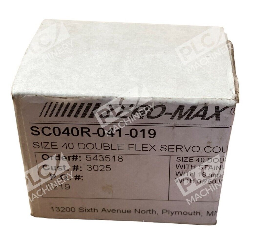 Zero-Max SC040R-041-019 Size 40 Double Flex Servo Coupling - Image 2