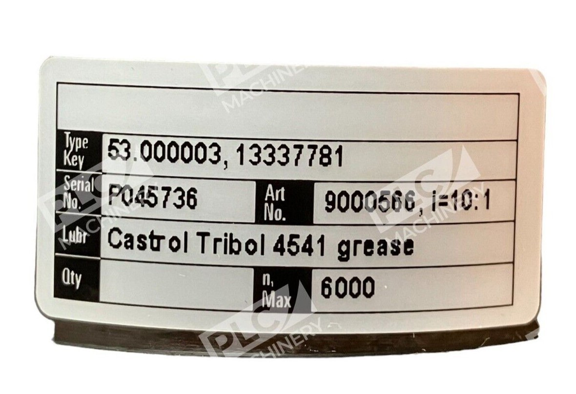 Lenze 13337781 Gear Reducer 53.000003 - Image 3