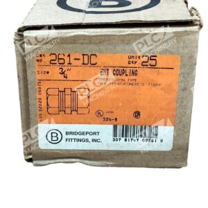 Bridgeport 261-DC - Bridgeport 261-DC EMT Coupling 3/4" (Box of 25)