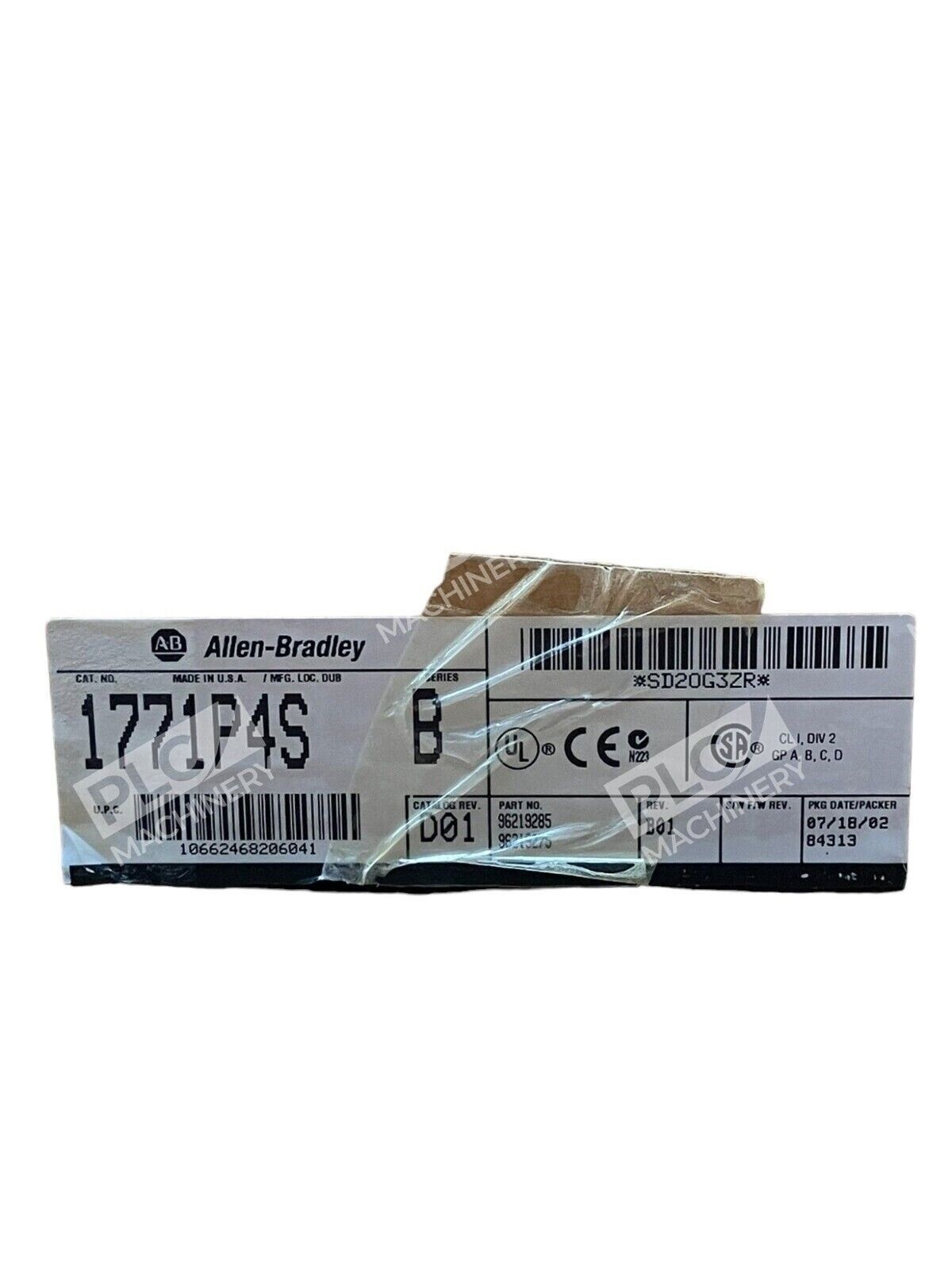 Allen Bradley 1771-P4S1 20V AC Power Supply Module NEW IN BOX Rockwell DIN Rail - Image 3