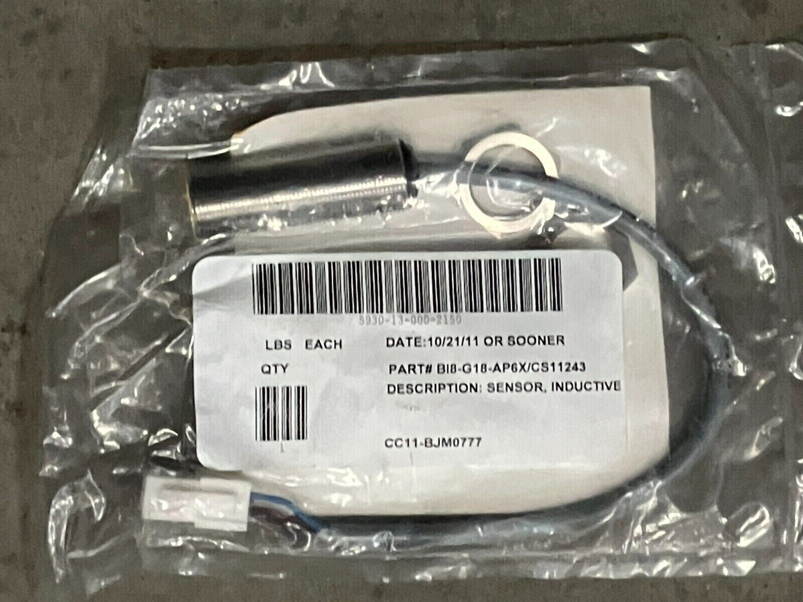 Turck BI8-G18-AP6X-0.2/CS11243 Inductive Sensor - Image 3