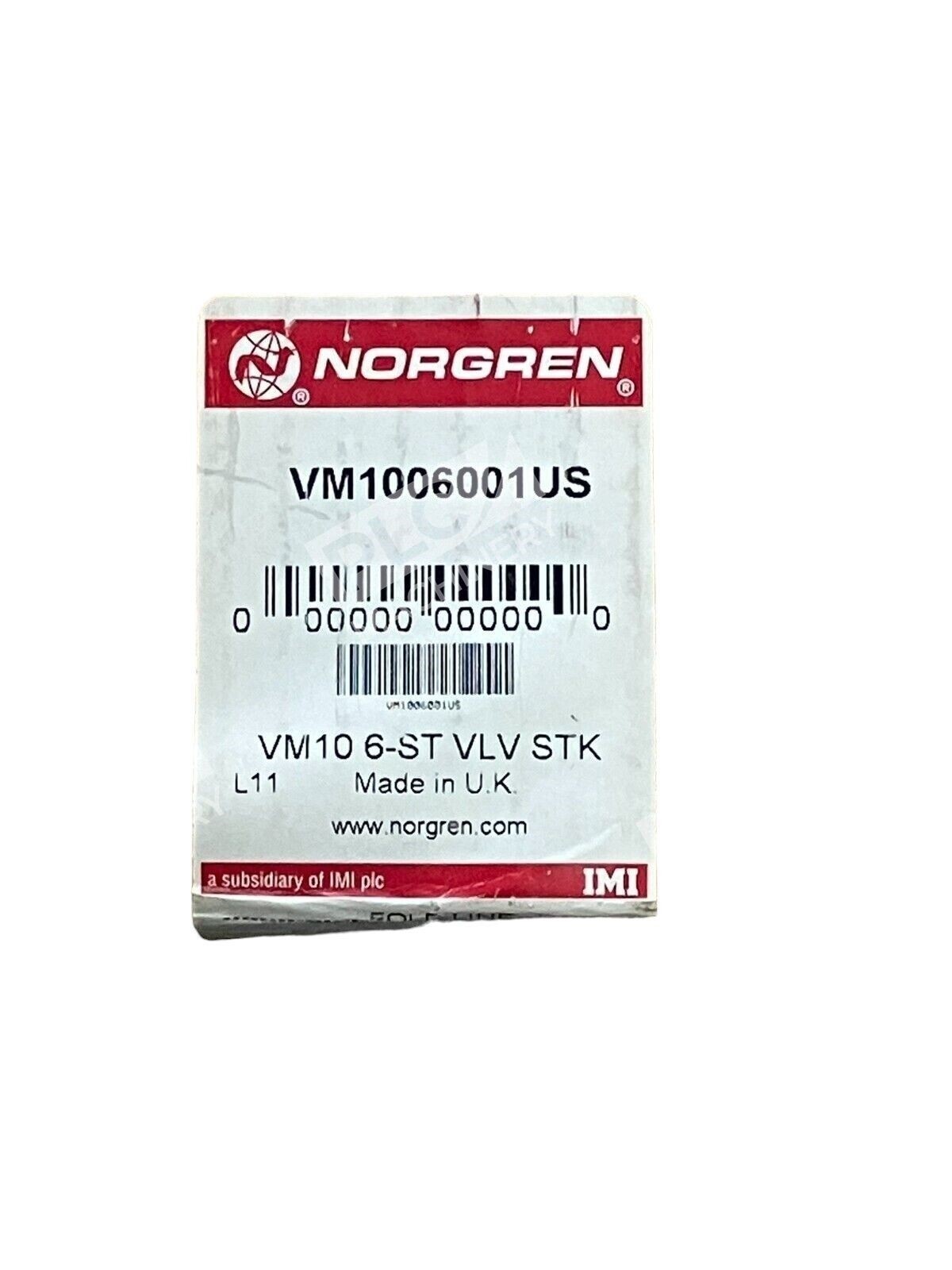 Norgren VM1006001US - Norgren VM1006001US Valve Manifold