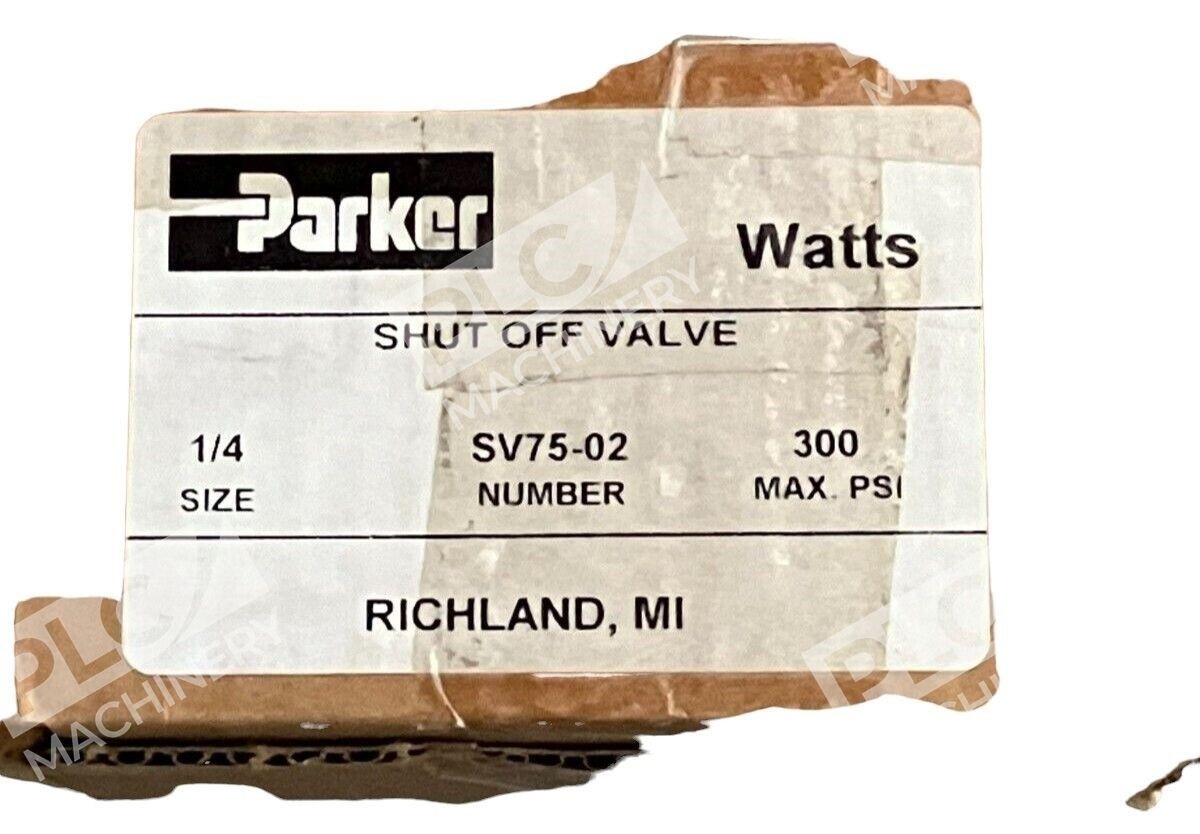 Parker SV75-02 Pneumatic Lockout Shut-Off Valve - Image 2