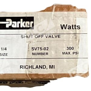 Parker SV75-02 - Parker SV75-02 Pneumatic Lockout Shut-Off Valve