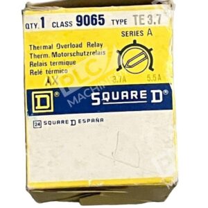 Square D 9065 TE3.7 - Square D 9065 TE3.7 Thermal Overload Relay