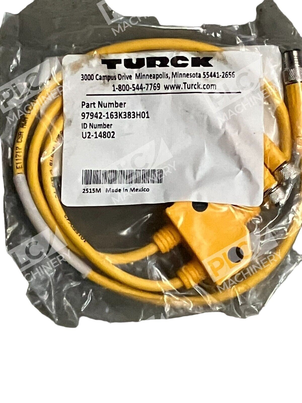 Turck U2-14802 Connecting Cable 97942-163K383H01 - Image 2
