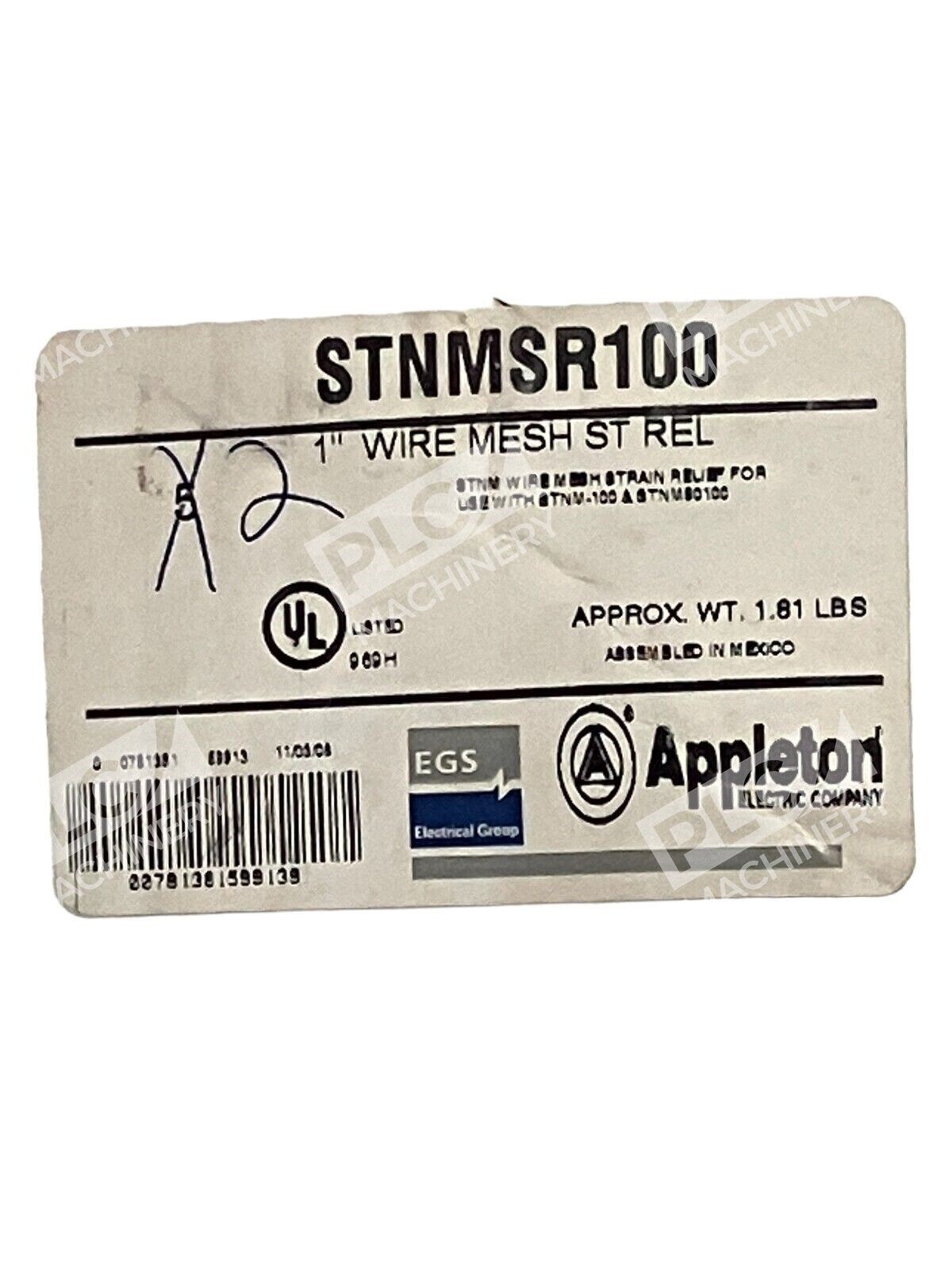 Appleton STNMSR100 1" Wire Mesh St Rel (lot of 2) - Image 2