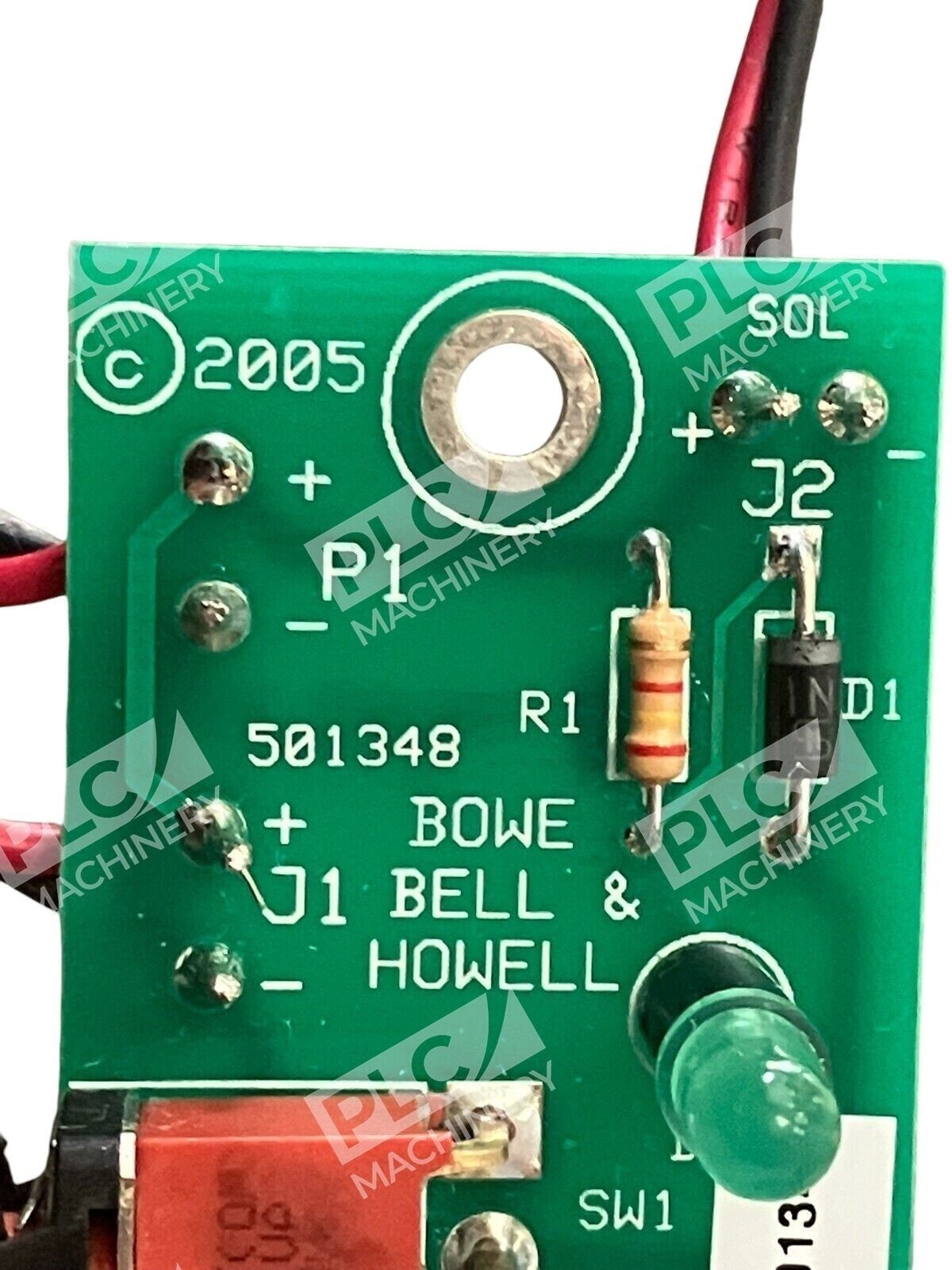 Bowe Bell & Howell 60518-501347 PC Board ASSY Oil Pump W/ Connector - Image 4