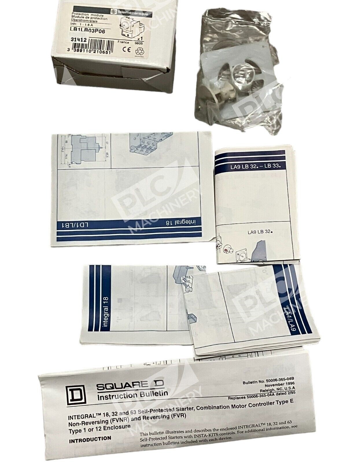 Square D IEC Controls LE1UI1846FC Integral Self-Protected Starter Original Box - Image 7