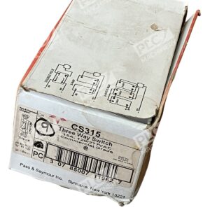 Pass & Seymour CS315 - Pass & Seymour CS315 Three Way Switch (Box of 9)