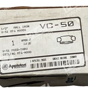 Appleton VC-50 - Appleton VC-50 VC Unilet Form 100-200 V-51 Feed-Thru Ceiling