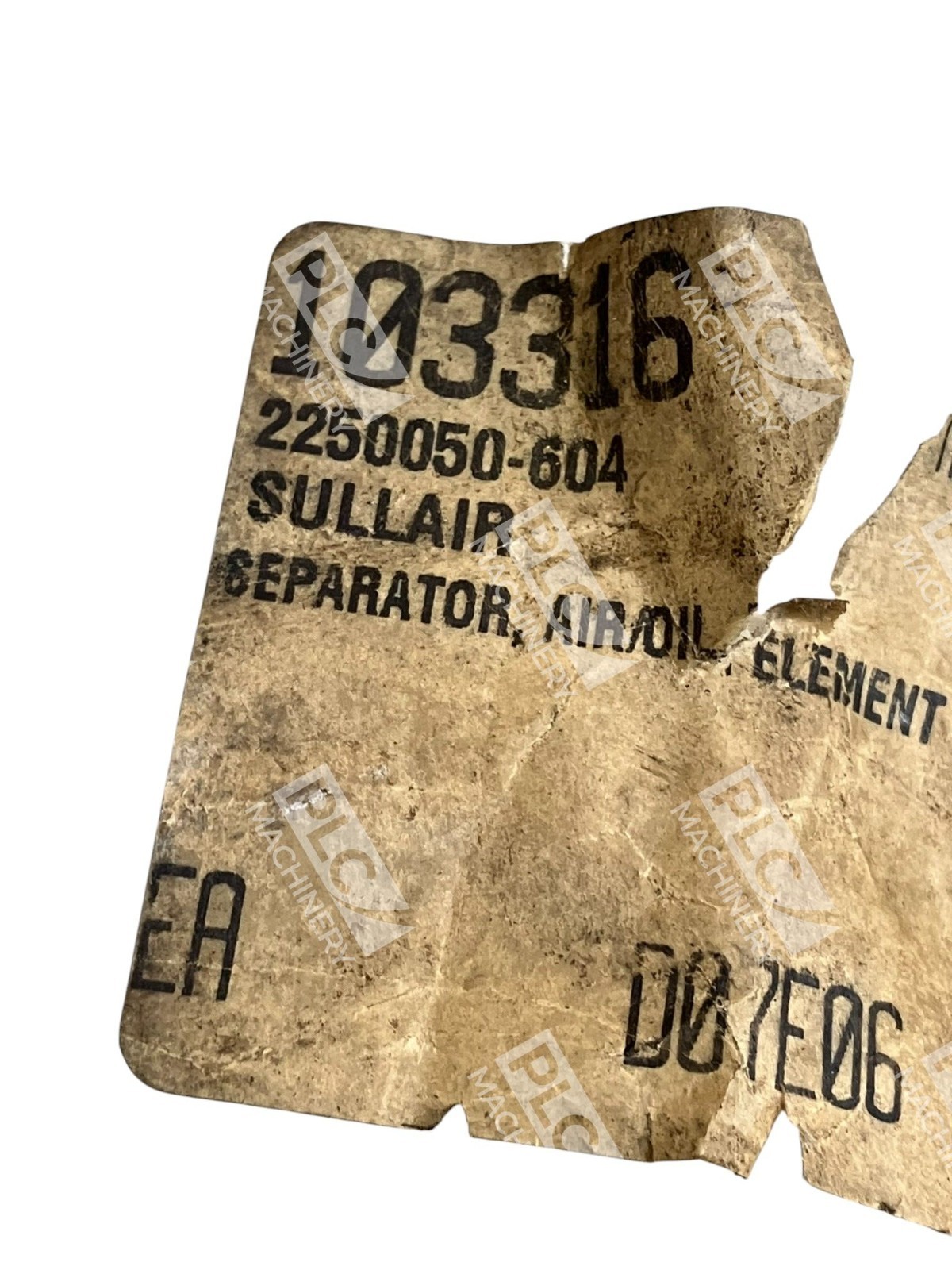 Sullair 103316 Air/Oil Separator Element 2250050-604 - Image 11