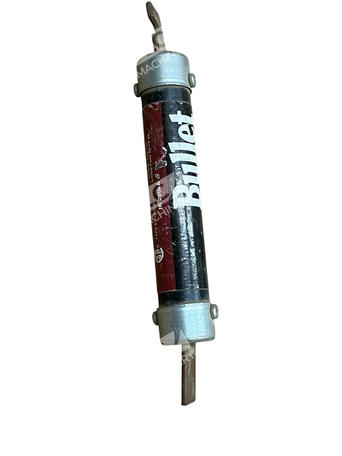 Edison Fusegear Bullet 600VAC Time Delay 80A Fuse ECSR80 - Image 7