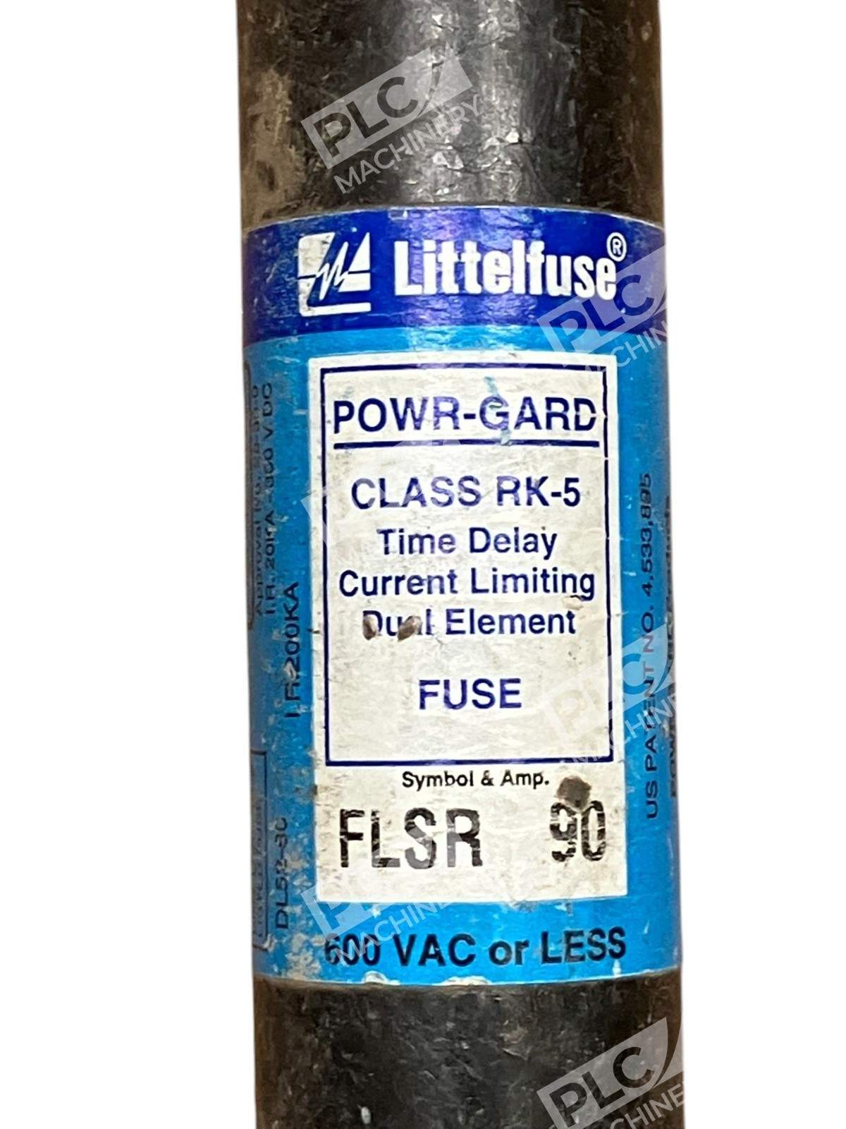 Littelfuse 600VAC Class RK-5 Powr-Gard 90A Fuse FLSR90 - Image 3