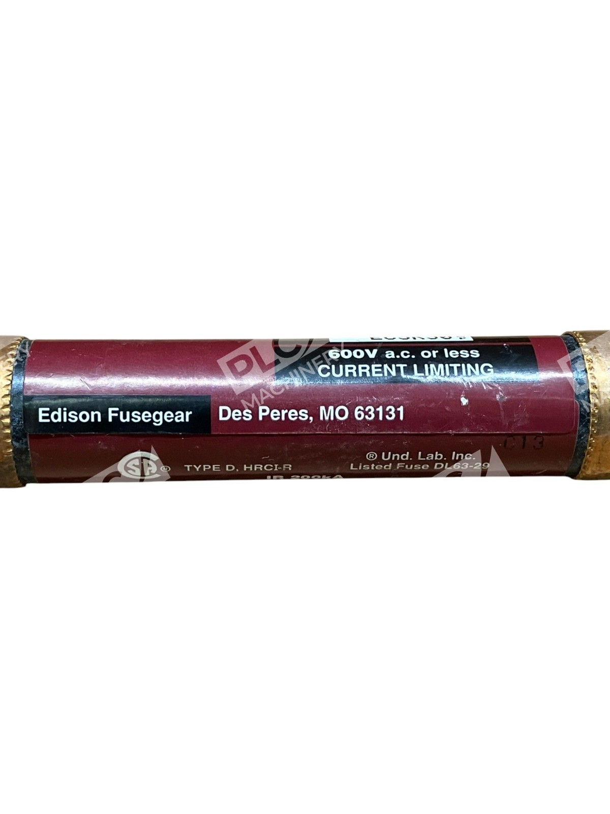 Edison Fusegear 600VAC Bullet Class RK5 50A Fuse ECSR50 - Image 6