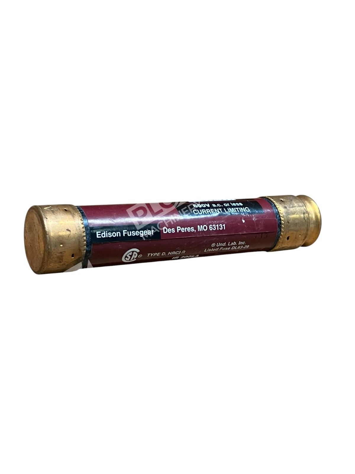 Edison Fusegear 600VAC Bullet Class RK5 50A Fuse ECSR50 - Image 7
