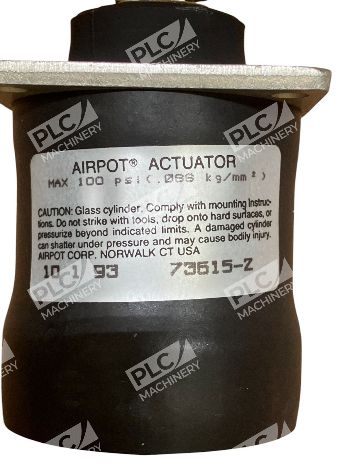 Airpot 100 Max PSI Pneumatic Actuator 73615-Z - Image 5