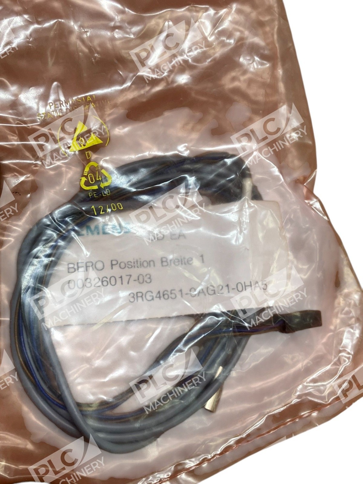 Siemens 00326017-03 - Siemens 3RG4651-0AG21-0HA5 BERO Position Breite 1 00326017-0