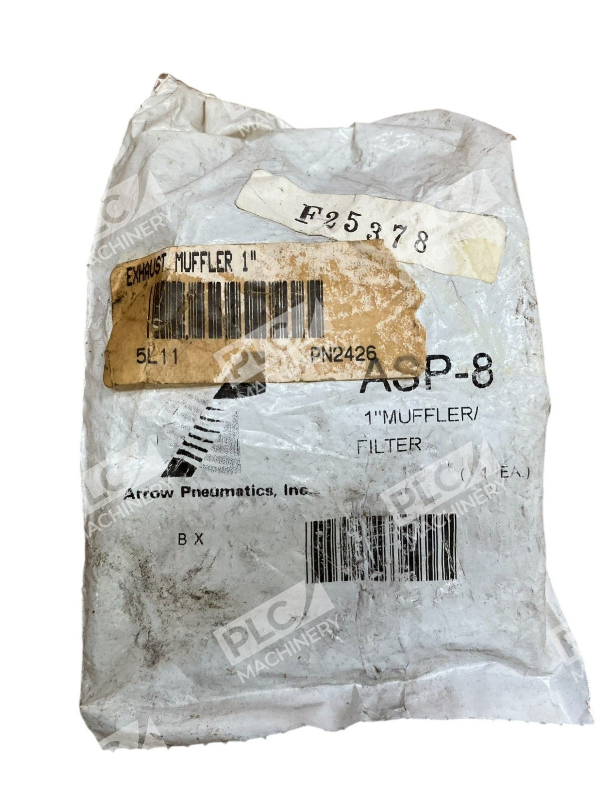 Arrow Pneumatics ASP-8 - Arrow Pneumatics PN2426 1" Muffler Filter ASP-8