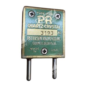 Peterson Z-1B - Peterson Radio Co Inc PR 3193KC Quartz Crystal Type Z-1B
