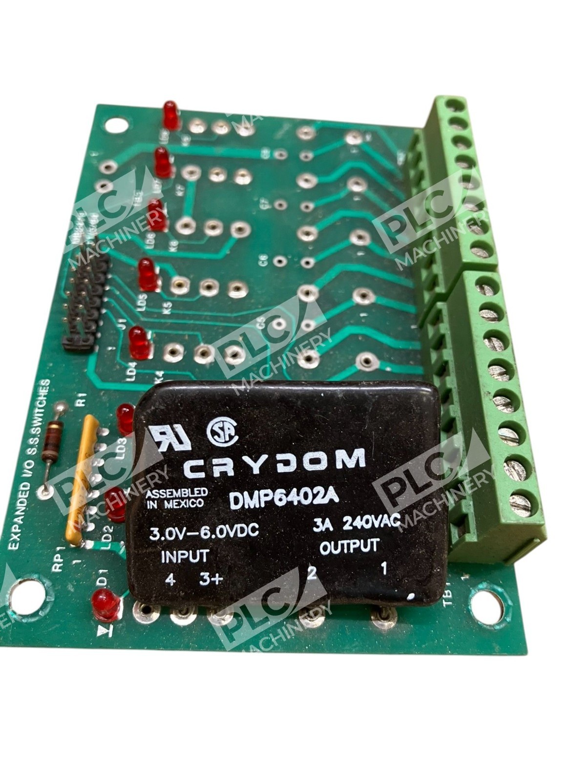 Sprig Crydom DMP6402A W/ Expanded I/O S.S.SWITCHE.S N-2V-0 Circuit Board MB2476 - Image 4