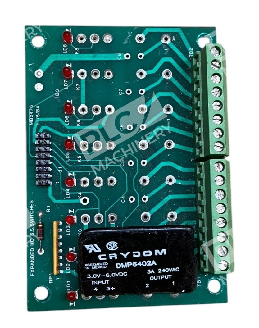 Sprig Crydom DMP6402A W/ Expanded I/O S.S.SWITCHE.S N-2V-0 Circuit Board MB2476 - Image 3