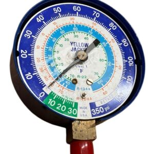 Yellow Jacket 415658 - Yellow Jacket Class 1 R-22 R-134a R-404A 350PSI Pressure Gau