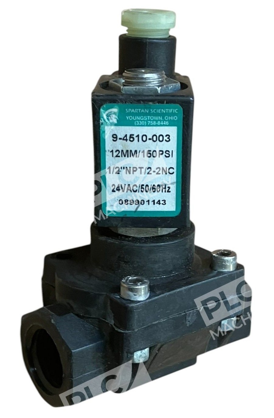 Spartan Scientific 12mm/150PSI 1/2"NPT/2-2NC 089901143 24VAC/50/60Hz 9-4510-003 - Image 2