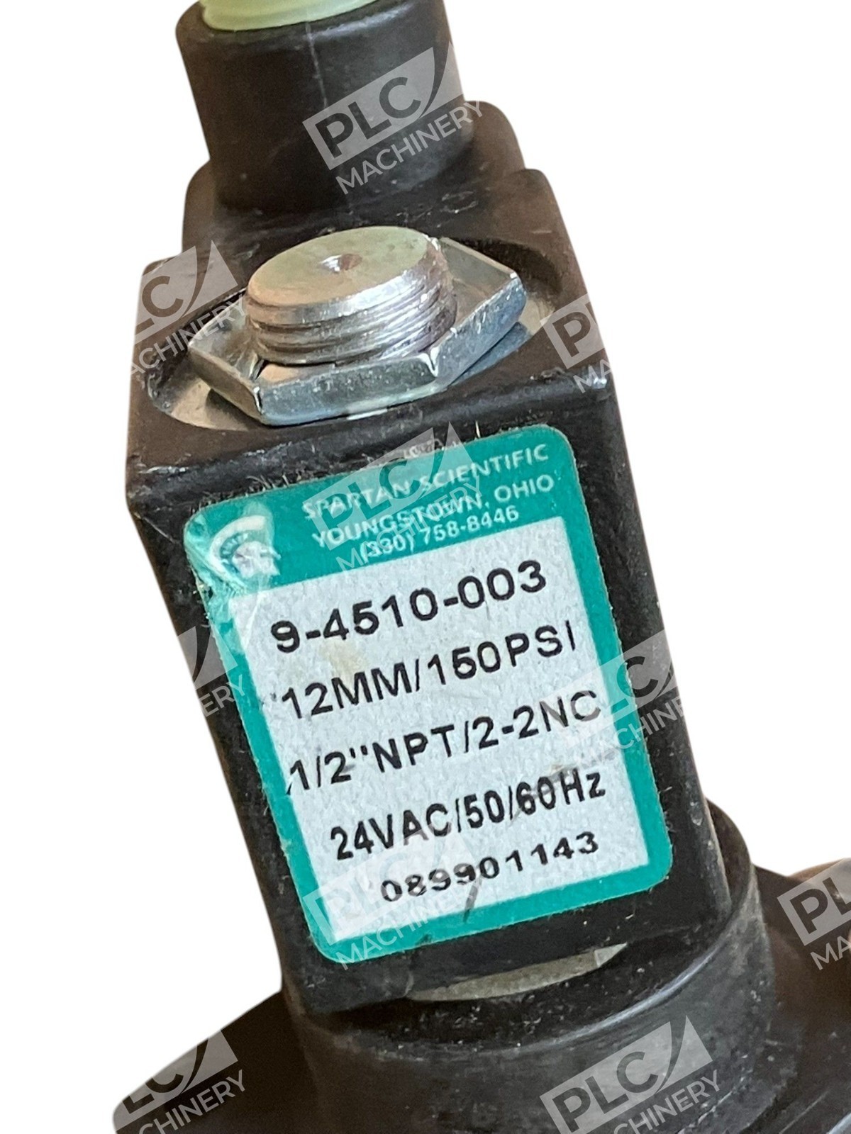 Spartan Scientific 12mm/150PSI 1/2"NPT/2-2NC 089901143 24VAC/50/60Hz 9-4510-003 - Image 3