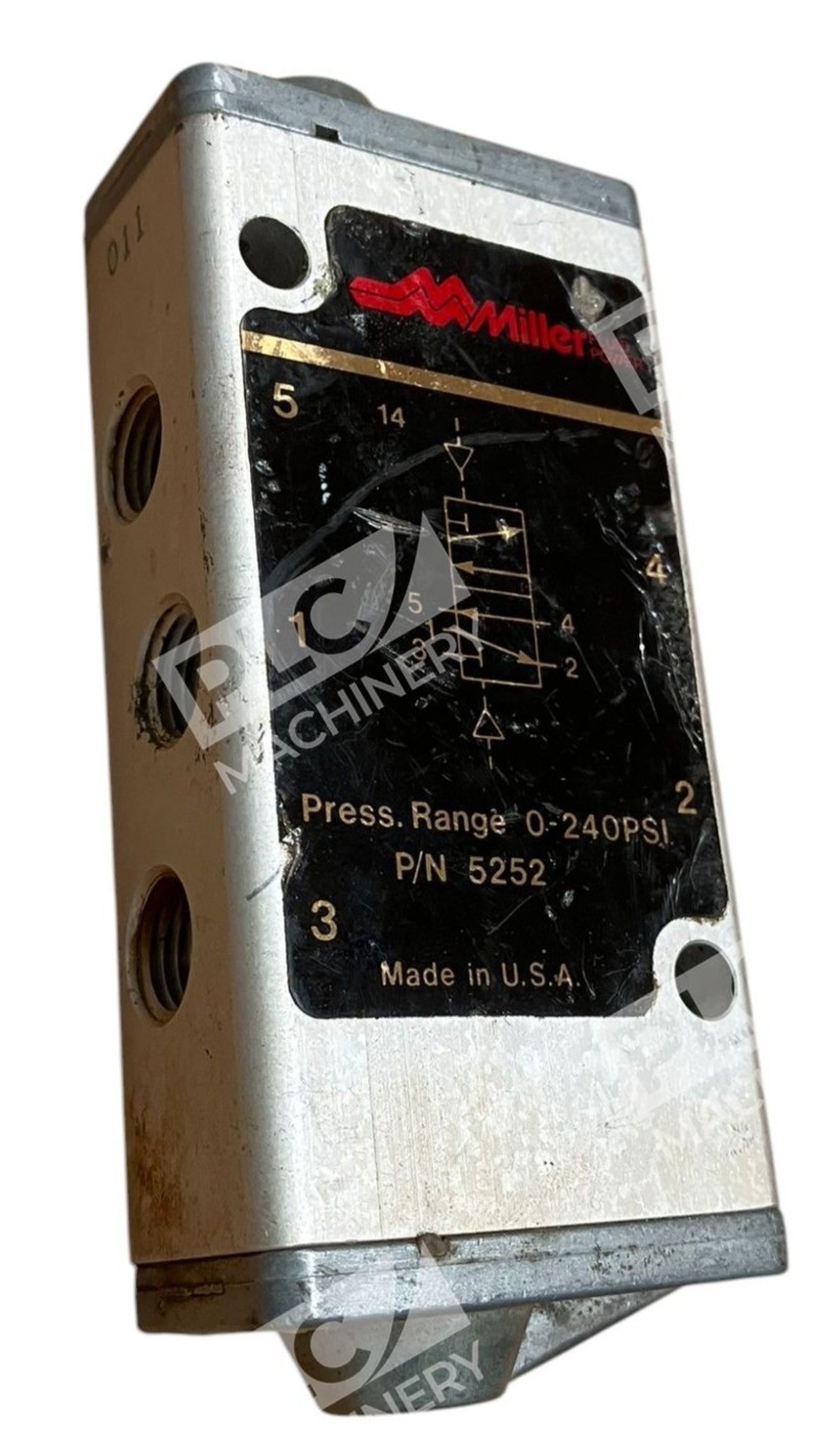 Miller 0-240PSI Fluid Power Valve 5252 - Image 7