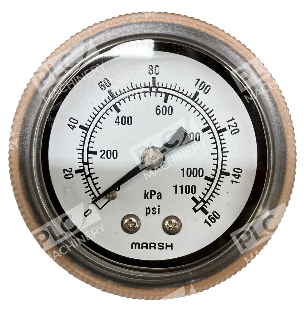 Marsh Bellofram 0-1100kPa Pressure Gauge 0-160PSI - Image 3